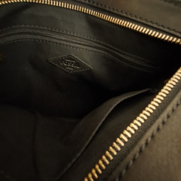 Fossil Emma NS Ladies Medium Leather Crossbody Handbag - Picture 5 of 13